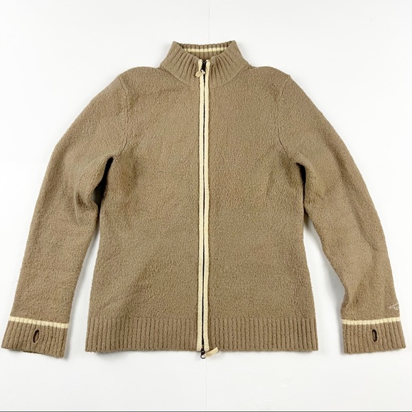 Horny Toad Sweaters - Horny Toad Wool Zip Up Sweater Size Medium